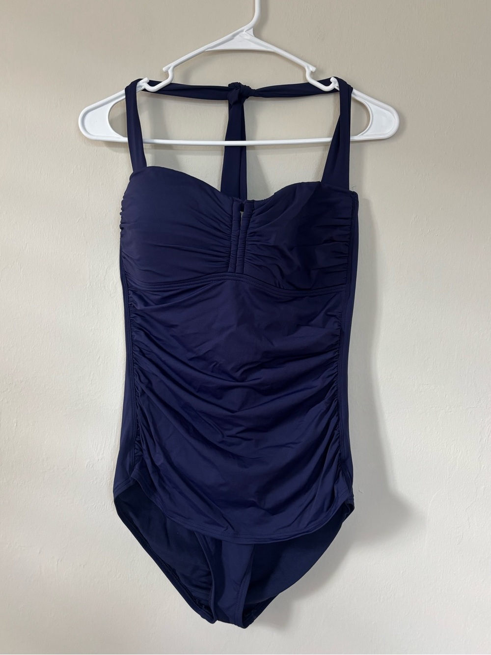 Tommy Bahama Navy Halter One-Piece Swimsuit